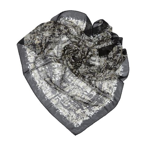 foulard chanel con gardenie prezzo|Foulard Chanel in Lana Grigio .